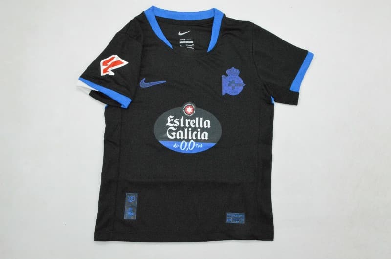 Deportivo La Coruna 26/27 Kids Away Soccer Jersey And Shorts