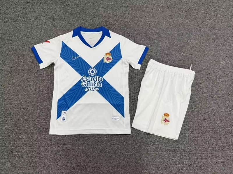 Deportivo La Coruna 26/27 Kids Third Soccer Jersey And Shorts Deportivo La Coruna 26/27 Kids Third Soccer Jersey And Shorts
