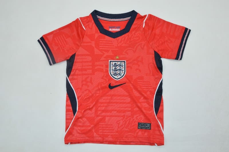 England 2026 Kids World Cup Away Soccer Jersey And Shorts