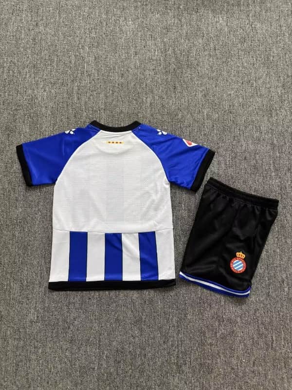Espanyol 26/27 Kids Home Soccer Jersey And Shorts