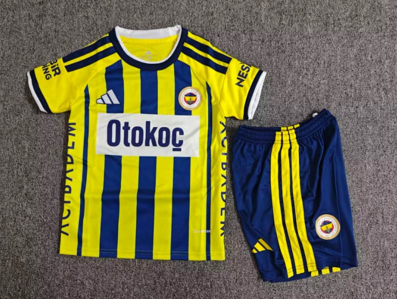 Fenerbahce 26/27 Kids Home Soccer Jersey And Shorts