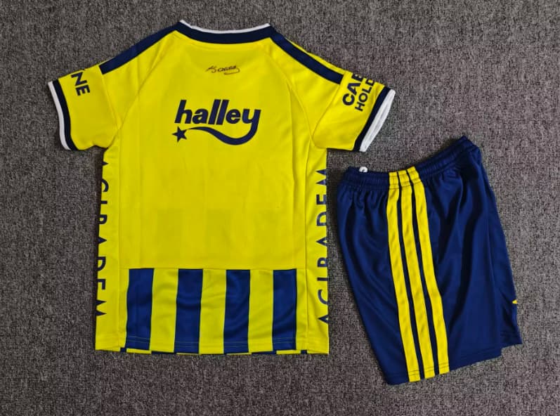 Fenerbahce 26/27 Kids Home Soccer Jersey And Shorts
