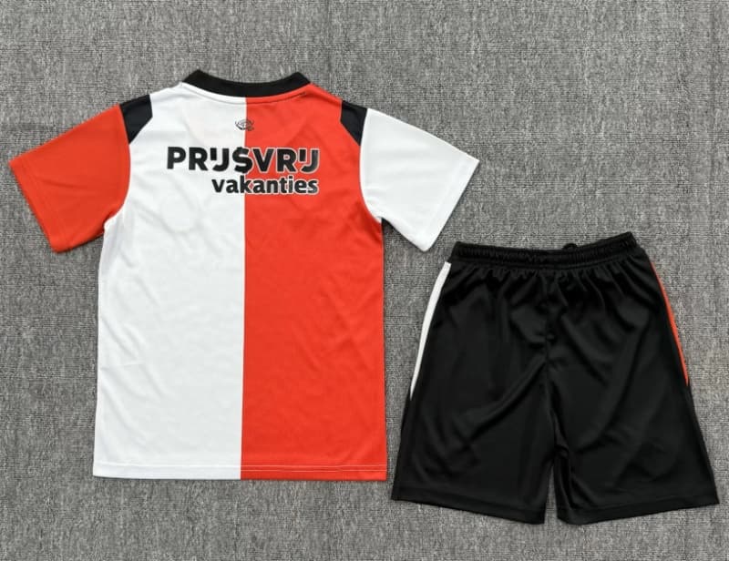 Feyenoord 26/27 Kids Home Soccer Jersey And Shorts