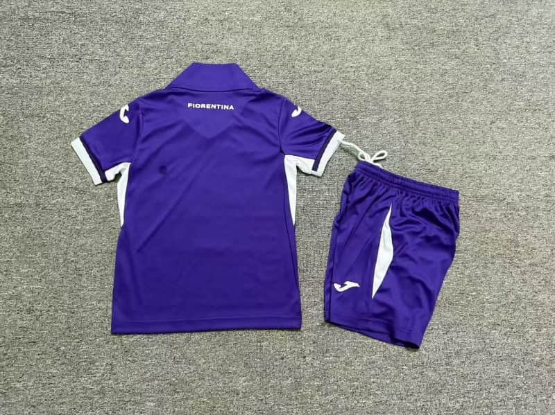 Fiorentina 26/27 Kids Home Soccer Jersey And Shorts