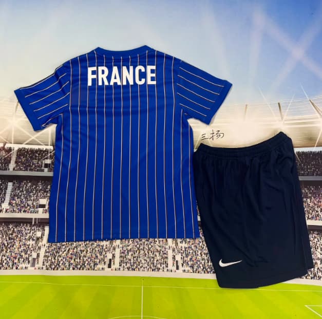 France 2026 Kids Training Soccer Jersey And Shorts