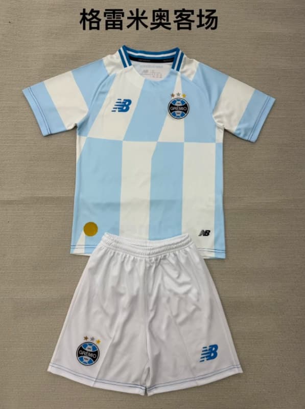 Gremio 2026 Kids Away Soccer Jersey And Shorts Gremio 2026 Kids Away Soccer Jersey And Shorts