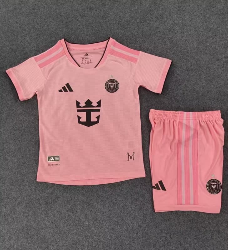Inter Miami 2026 Kids Home Soccer Jersey And Shorts (Player)