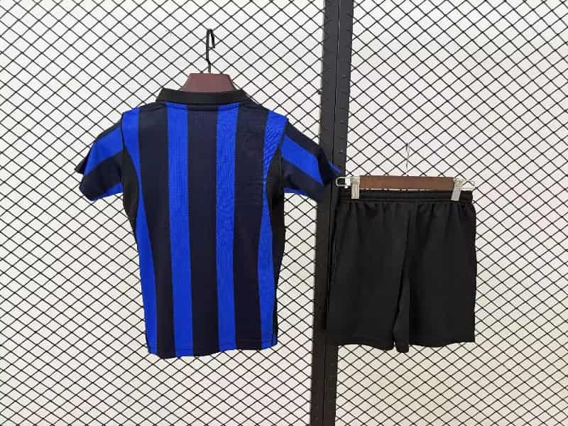 Inter Milan 26/27 Kids Home Soccer Jersey And Shorts (Leaked)