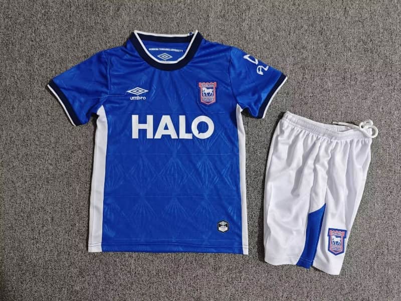 Ipswich Town 26/27 Kids Home Soccer Jersey And Shorts Ipswich Town 26/27 Kids Home Soccer Jersey And Shorts