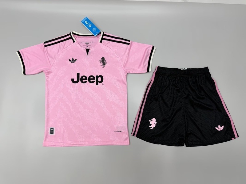 Juventus 26/27 Kids Away Soccer Jersey And Shorts (Player)