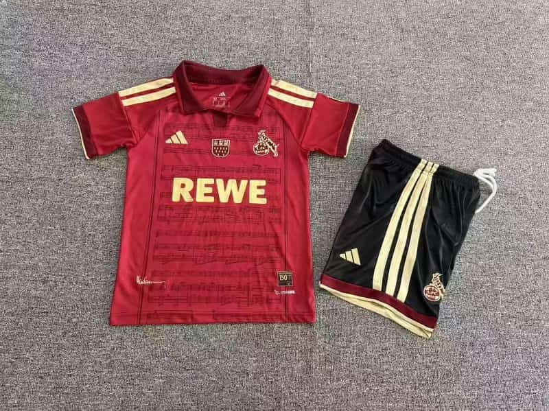 Koln 26/27 Kids Special Soccer Jersey And Shorts