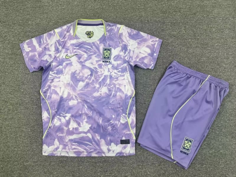 Korea 2026 Kids World Cup Away Soccer Jersey And Shorts Korea 2026 Kids World Cup Away Soccer Jersey And Shorts
