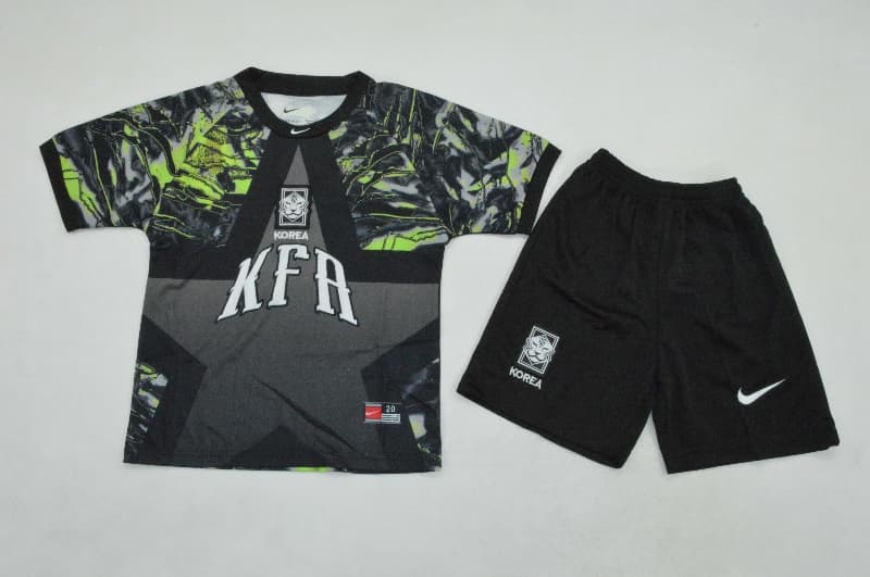 Korea 2026 Kids Goalkeeper Soccer Jersey And Shorts Korea 2026 Kids Goalkeeper Soccer Jersey And Shorts