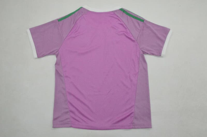 Leeds United 26/27 Kids Goalkeeper Purple Soccer Jersey And Shorts