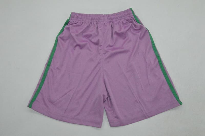 Leeds United 26/27 Kids Goalkeeper Purple Soccer Jersey And Shorts