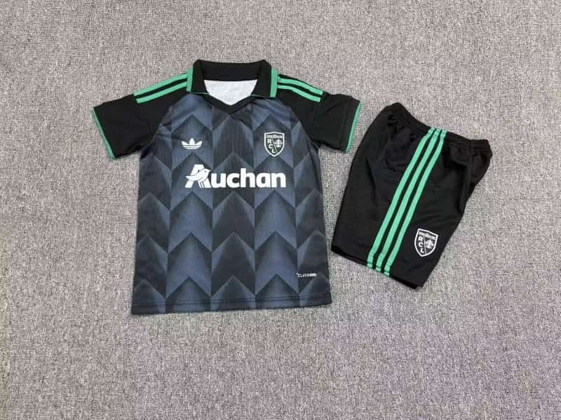 Lens 26/27 Kids Away Soccer Jersey And Shorts