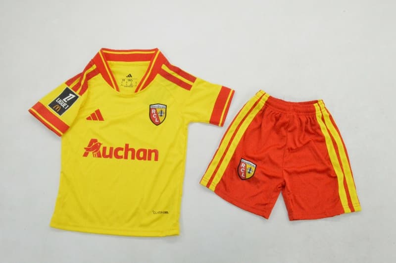 Lens 26/27 Kids Home Soccer Jersey And Shorts
