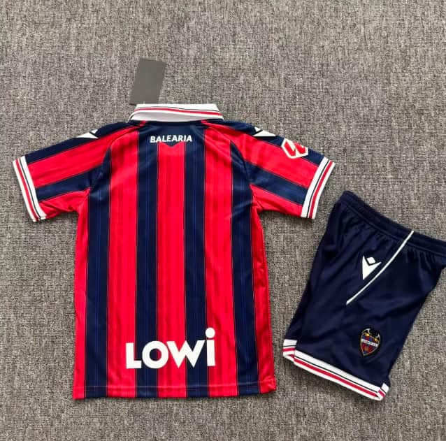 Levante 26/27 Kids Home Soccer Jersey And Shorts