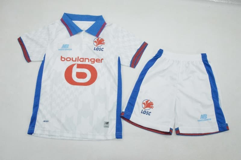 Lille 26/27 Kids Away Soccer Jersey And Shorts