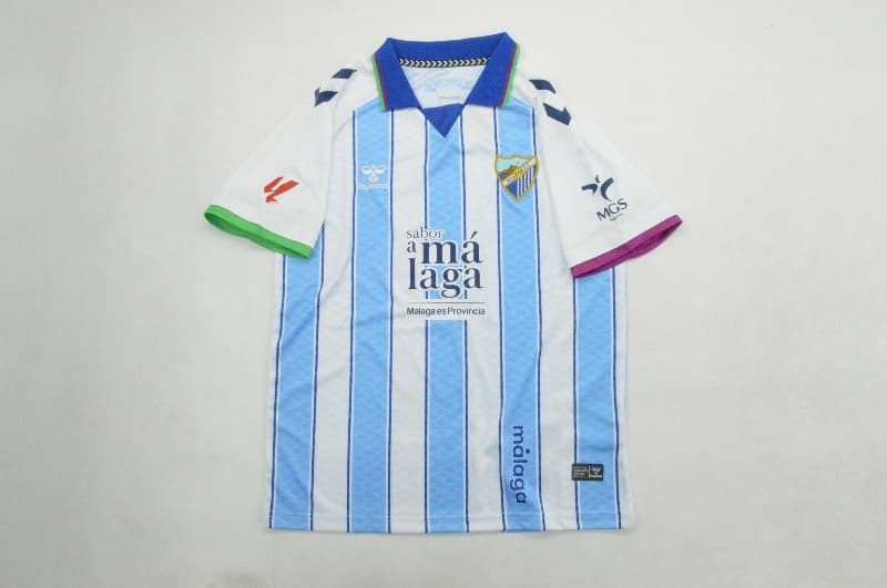 Malaga 26/27 Kids Home Soccer Jersey And Shorts