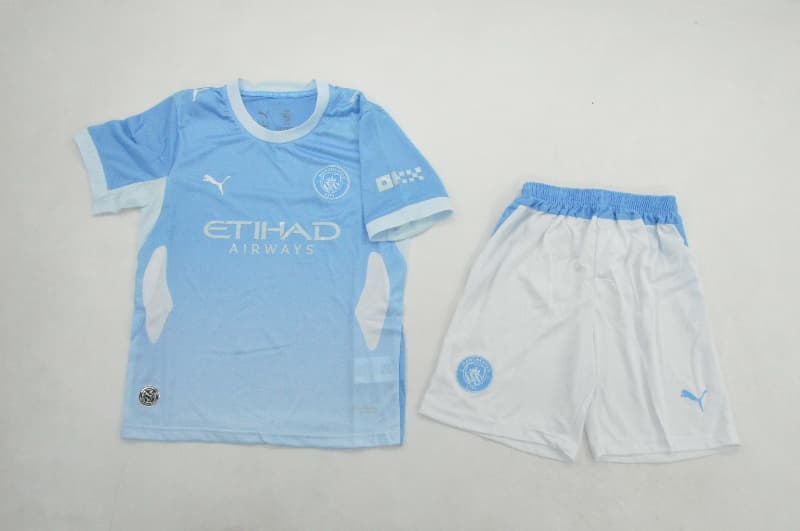 Manchester City 26/27 Kids Home Soccer Jersey And Shorts (Player) Leaked Manchester City 26/27 Kids Home Soccer Jersey And Shorts (Player) Leaked