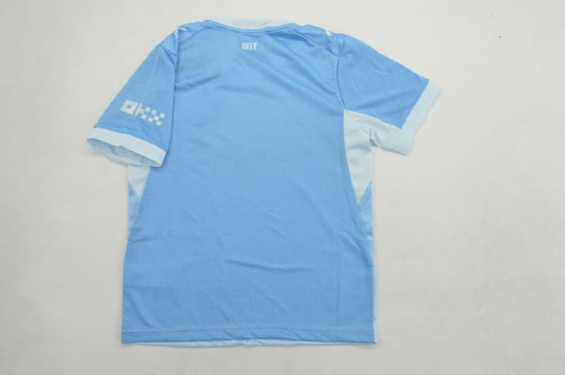 Manchester City 26/27 Kids Home Soccer Jersey And Shorts (Player) Leaked