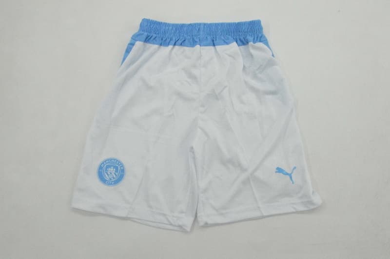 Manchester City 26/27 Kids Home Soccer Jersey And Shorts (Player) Leaked