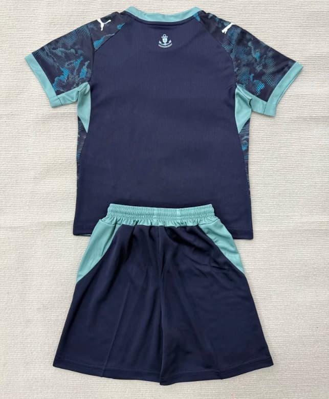 Marseilles 26/27 Kids Away Soccer Jersey And Shorts