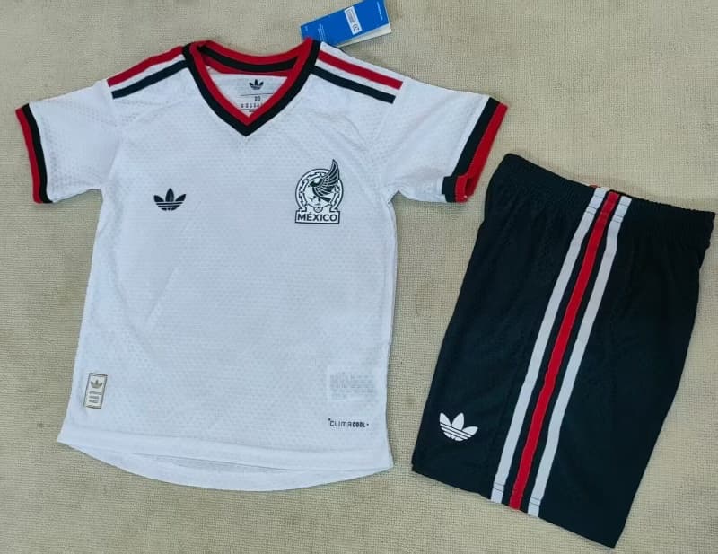 Mexico 2026 Kids Away Soccer Jersey And Shorts (Player) Mexico 2026 Kids Away Soccer Jersey And Shorts (Player)