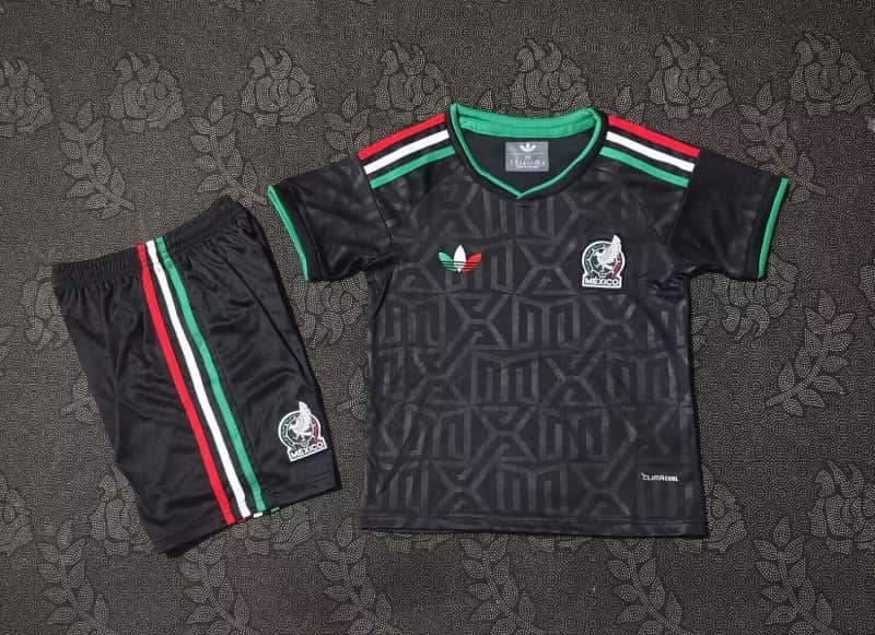 Mexico 2026 Kids Third Soccer Jersey And Shorts Mexico 2026 Kids Third Soccer Jersey And Shorts