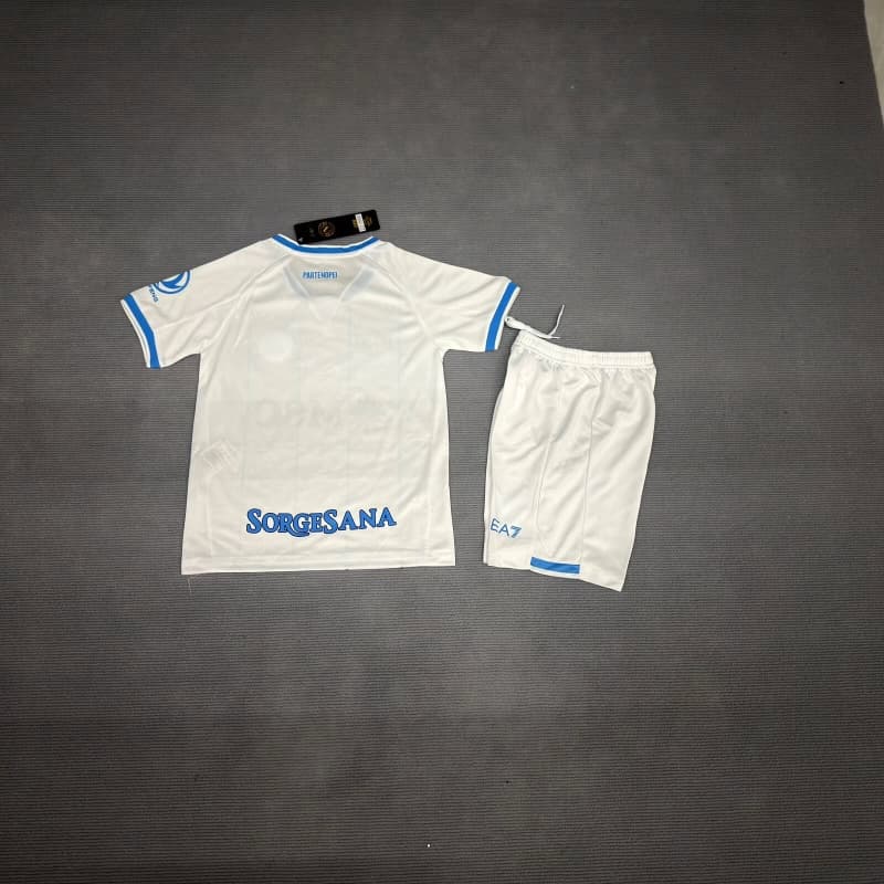 Napoli 26/27 Kids Away Soccer Jersey And Shorts