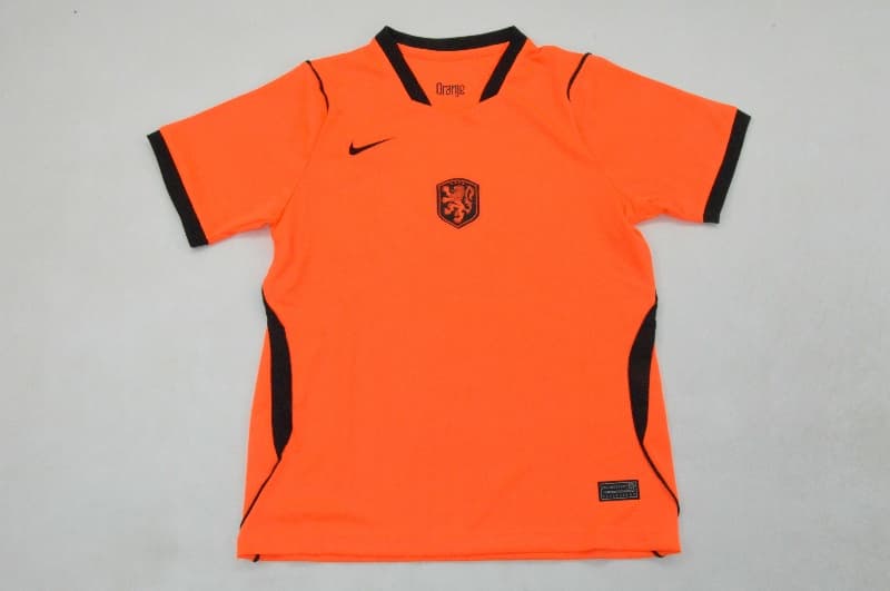 Netherlands 2026 Kids World Cup Home Soccer Jersey And Shorts