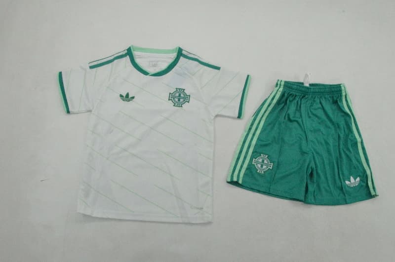 Northern Ireland 2026 Kids Away Soccer Jersey And Shorts Northern Ireland 2026 Kids Away Soccer Jersey And Shorts