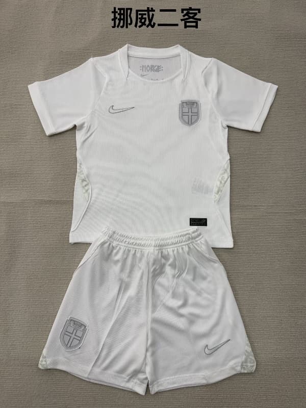 Norway 2026 Kids World Cup Third Soccer Jersey And Shorts Norway 2026 Kids World Cup Third Soccer Jersey And Shorts