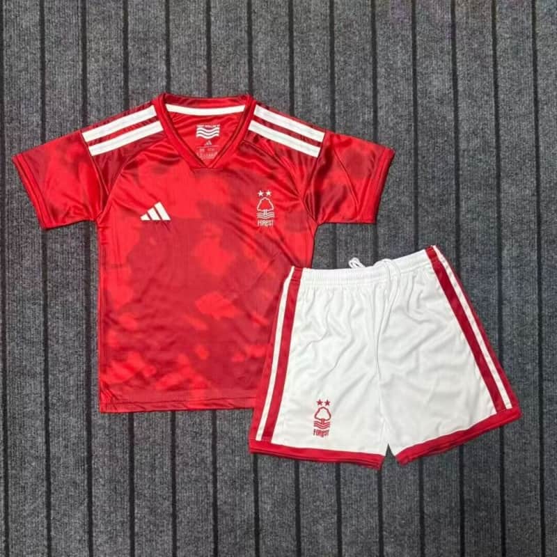 Nottingham Forest 26/27 Kids Home Soccer Jersey And Shorts