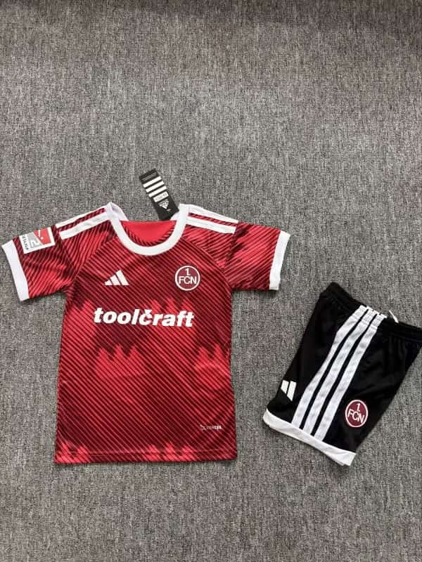 Nurnburg 26/27 Kids Home Soccer Jersey And Shorts