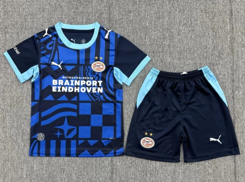 PSV Eindhoven 26/27 Kids Third Soccer Jersey And Shorts PSV Eindhoven 26/27 Kids Third Soccer Jersey And Shorts