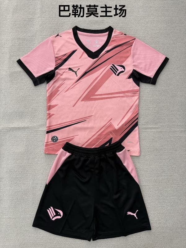 Palermo 26/27 Kids Home Soccer Jersey And Shorts