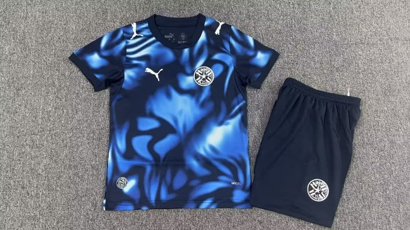 Paraguay 2026 Kids Away Soccer Jersey And Shorts Paraguay 2026 Kids Away Soccer Jersey And Shorts