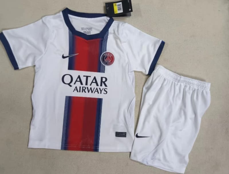 Paris St Germain 26/27 Kids Away Soccer Jersey And Shorts (Leaked) Paris St Germain 26/27 Kids Away Soccer Jersey And Shorts (Leaked)