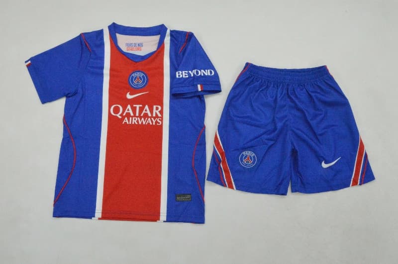 Paris St Germain 26/27 Kids Home Soccer Jersey And Shorts (Leaked) Paris St Germain 26/27 Kids Home Soccer Jersey And Shorts (Leaked)