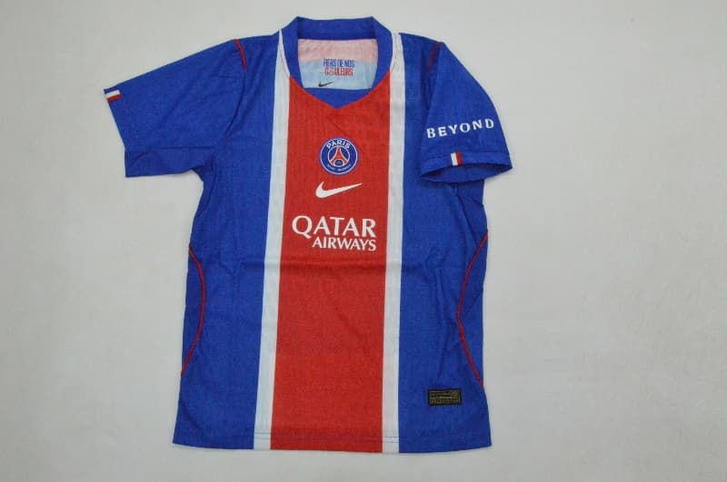 Paris St Germain 26/27 Kids Home Soccer Jersey And Shorts (Player) Leaked