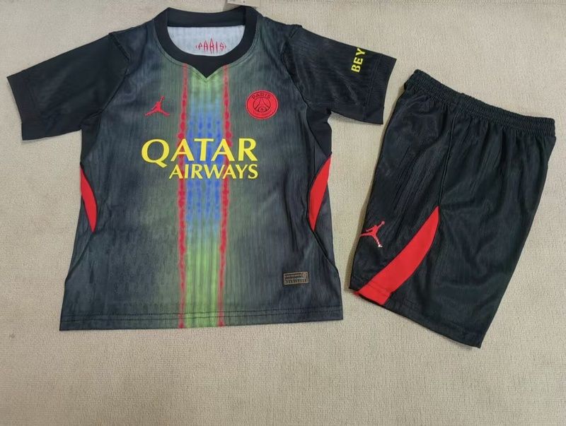 Paris St Germain 26/27 Kids Third Soccer Jersey And Shorts (Player)