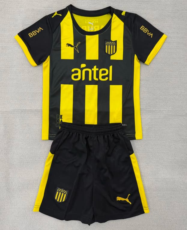 Penarol 2026 Kids Home Soccer Jersey And Shorts