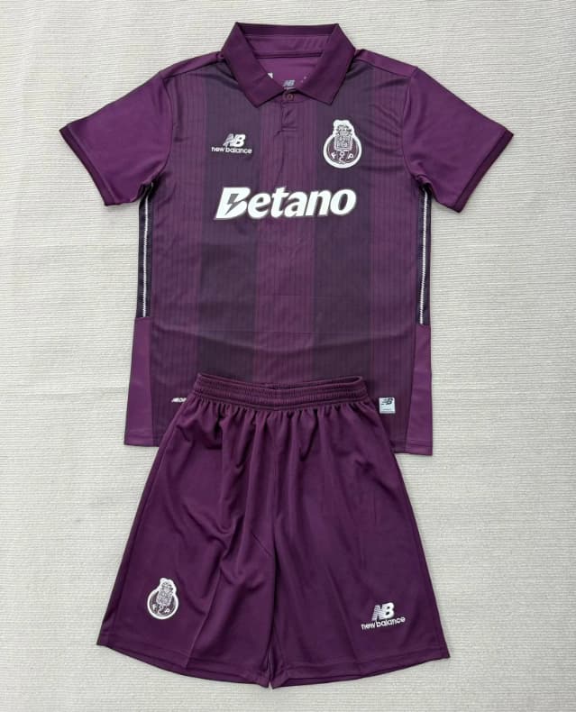 Porto 26/27 Kids Away Soccer Jersey And Shorts Porto 26/27 Kids Away Soccer Jersey And Shorts