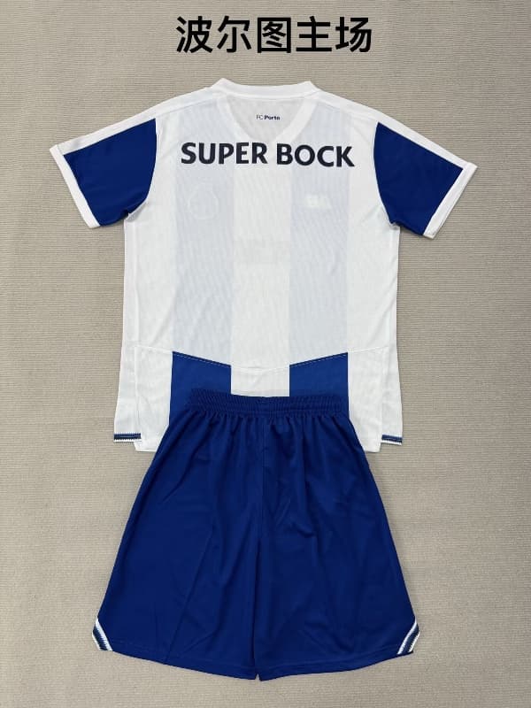 Porto 26/27 Kids Home Soccer Jersey And Shorts