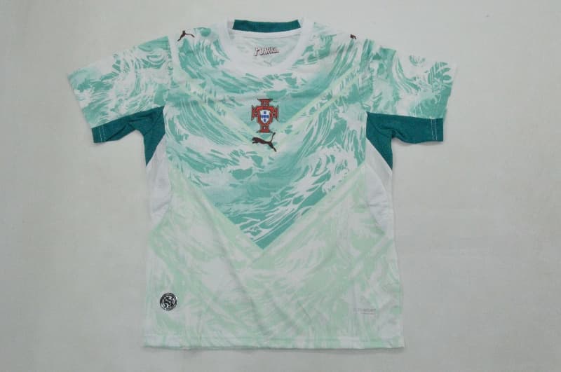 Portugal 2026 Kids World Cup Away Soccer Jersey And Shorts (Player)
