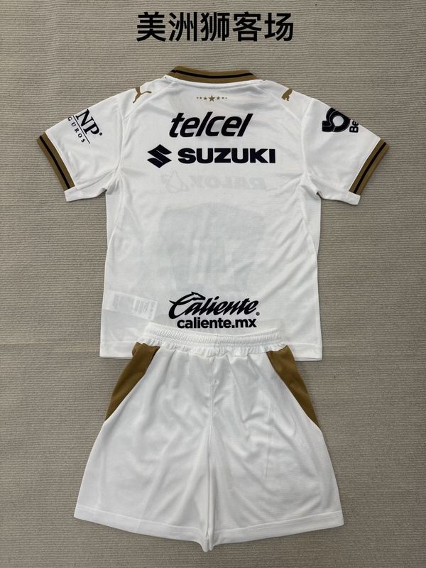 Pumas UNAM 26/27 Kids Away Soccer Jersey And Shorts