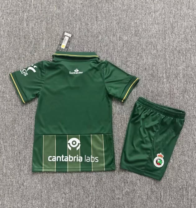 Racing Santander 26/27 Kids Away Soccer Jersey And Shorts