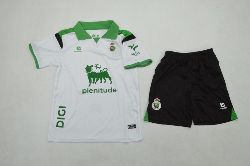 Racing Santander 26/27 Kids Home Soccer Jersey And Shorts Racing Santander 26/27 Kids Home Soccer Jersey And Shorts